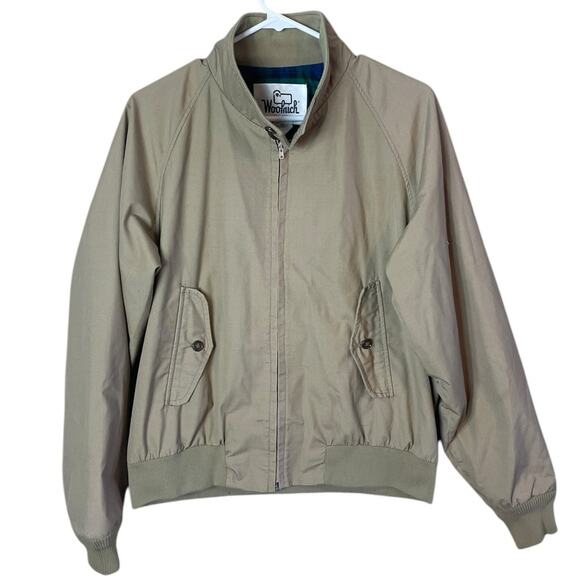 Vintage Woolrich Unisex Tan Jacket / Coat size Small